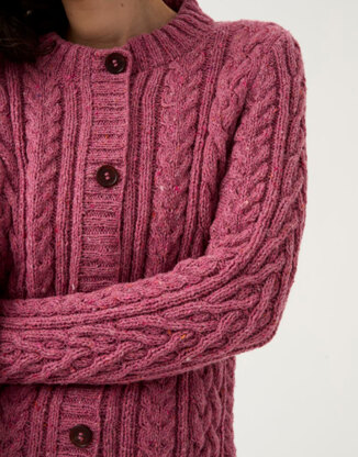 Cardigan in Sirdar Loveful Recycled Tweed - 10777 - Downloadable PDF