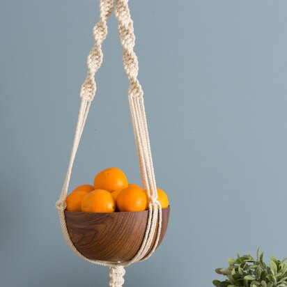 Wool Couture Fruit Fitch Macrame Bowl Hanger DIY Macrame Kit