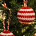 Striped Christmas Bauble Knitting Pattern - Christmas Knitting Pattern