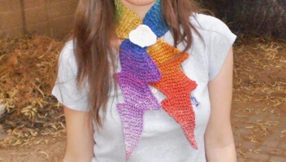 Rainbow Dash Lightning Scarf