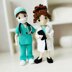 Amigurumi doll, crochet doctor, amigurumi doctor doll, doctor doll, doll clothes crochet pattern, Doctors