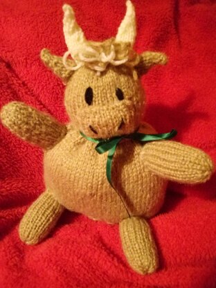 Highland cow toy