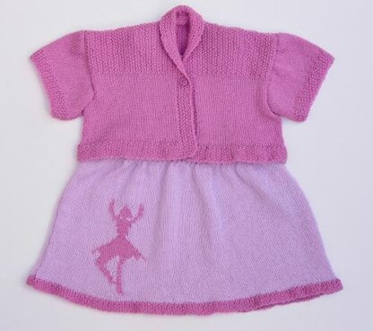 Cute Baby Outfits to Knit in 2 & 3 ply - Rabbit, Ballerina