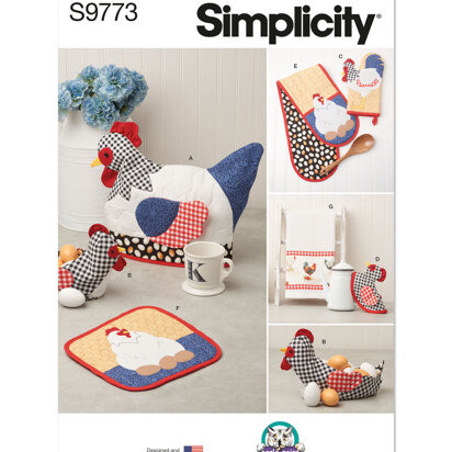 Simplicity Kitchen Accessories by Carla Reiss Design by Carla Reiss Design S9773 - Sewing Pattern