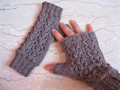Fancy fingerless gloves