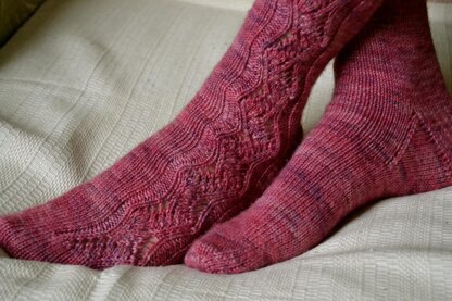 Rose Path Socks