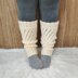 White Winter Leg Warmers