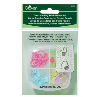 Clover Quick Locking Stitch Marker Set