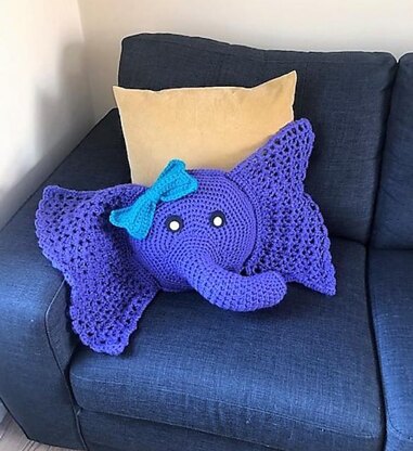 Elephant Pillow Crochet Patterns