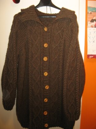 cable knit jacket