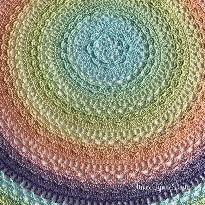 Double Daisy Mandala Blanket