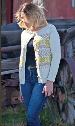 Winter Wonder Cardigan in Imperial Yarn Willamette - PC79 - Downloadable PDF