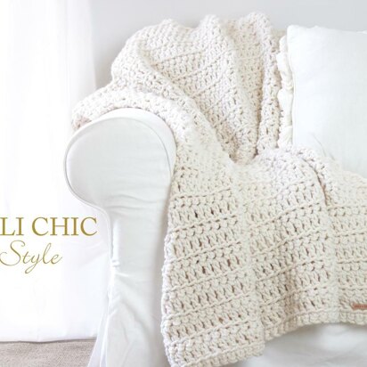 Cannes Crochet Throw Blanket #602