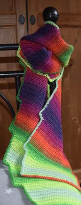 Retro Panel Scarf