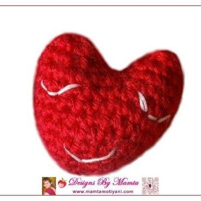 Crochet Baby Heart Amigurumi Pattern For Christmas Valentine