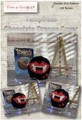 Vampiress Chocolate Orange Cover Knitting Pattern