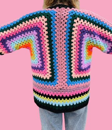 Hexagon Crochet Cardigan