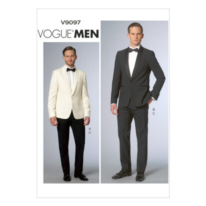 Vogue Men's Jacket and Pants V9097 - Sewing Pattern