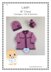Leah 18 inch chest 3-6mths Baby cardigan, Hat  & Booties knitting pattern