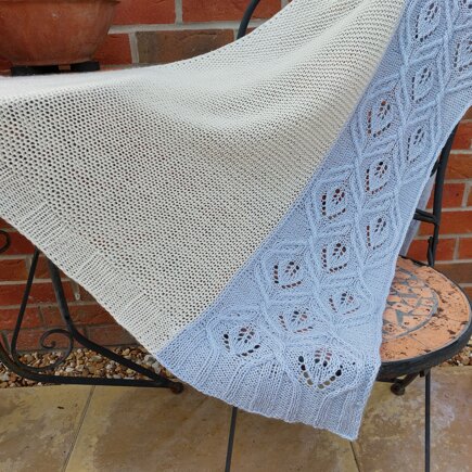 Floating Leaves shawl #2