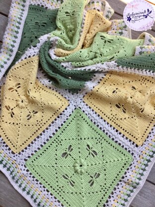 The Dragonfly Patch Blanket