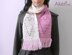 Heart Scarf with fringes in 2 colors_ L06