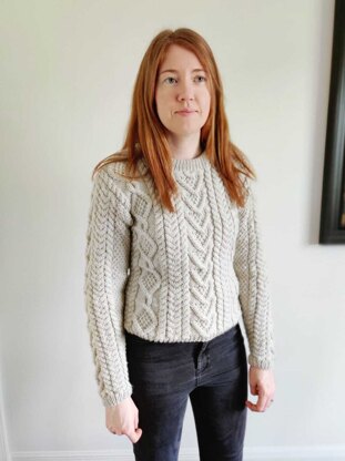 Cable Panelled Sweater