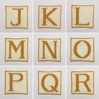 Alphabet Cushion