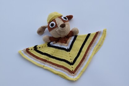 Paw patrol Rubble blanket lovey