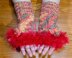 Plaited Fingerless Gloves