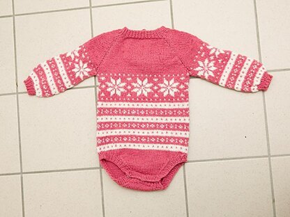 Snowflake Baby Onsie