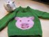 Baby Piggy Motif Jumper