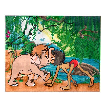 Crystal Art Jungle Book Friends Framed Portrait Diamond Painting Kit