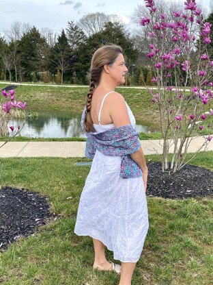 Spring Succulents Shawl