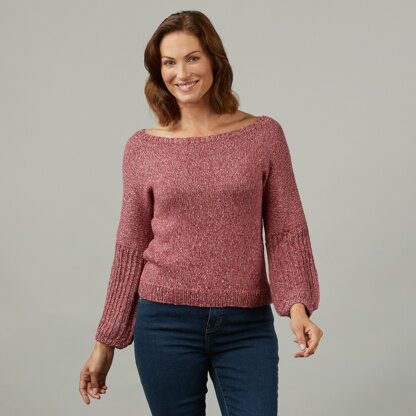 1357 Crispin - Sweater Knitting Pattern for Women in Valley Yarns Whately