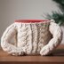 Cable Sweater for Coffee Mug