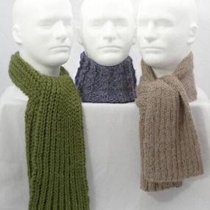 Trio of Manly Scarves
