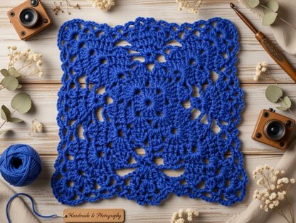 Crochet Square Motif Pattern – PDF + Video Tutorial