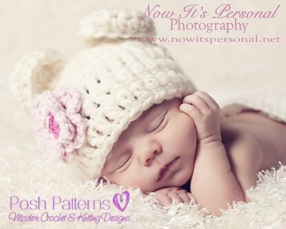 Baby Bear Hat Crochet Pattern 214