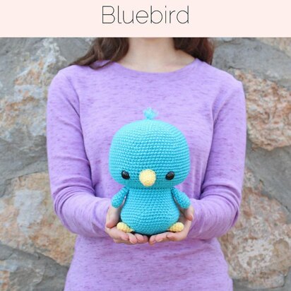 Cuddle-Sized Oliver the Bluebird