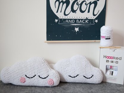 Hoooked RibbonXL - Set Risparmio Di 3 Rotoli Da 120 Metri Di Filato Tessile Gigante In Vestiti Riciclati (Think Pink), 80% Cotone Riciclato, Per Uncinetto E Maglia