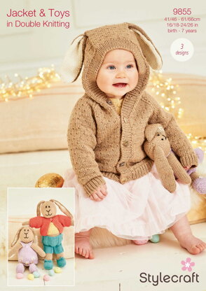 Jacket & Toys in Stylecraft Double Knitting - 9855 - Downloadable PDF