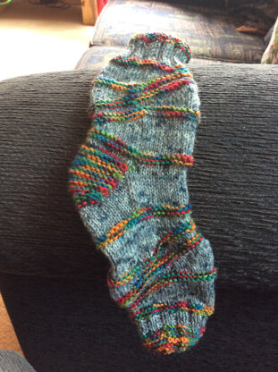 Stripy socks for Annie Rose