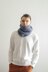 Knit cowl pattern, Snood for Men + Video