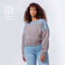 Zoey Drop Shoulder Jumper - Sweater Knitting Pattern For Women in MillaMia Naturally Soft Aran by MillaMia