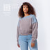 Zoey Drop Shoulder Jumper - Sweater Knitting Pattern For Women in MillaMia Naturally Soft Aran by MillaMia 