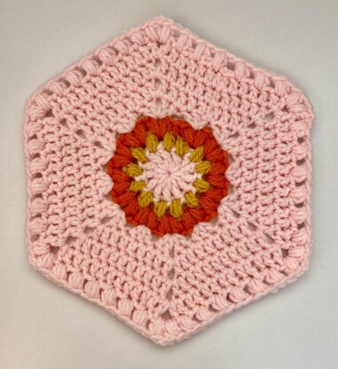 Golden Hexagon Blanket