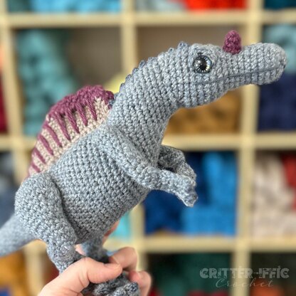 Steven the Spinosaurus Dinosaur Amigurumi