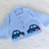 Baby Car Cardigan and Hat