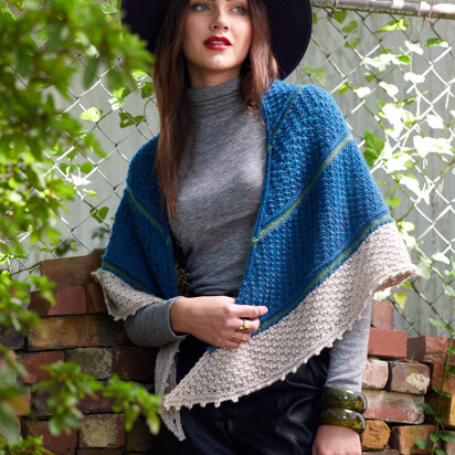 Women's Shawl Pointille in Universal Yarn Deluxe Worsted Superwash - Downloadable PDF